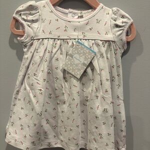 Kissy Kissy Garden Roses Dress & Bloomer Set 3-6M